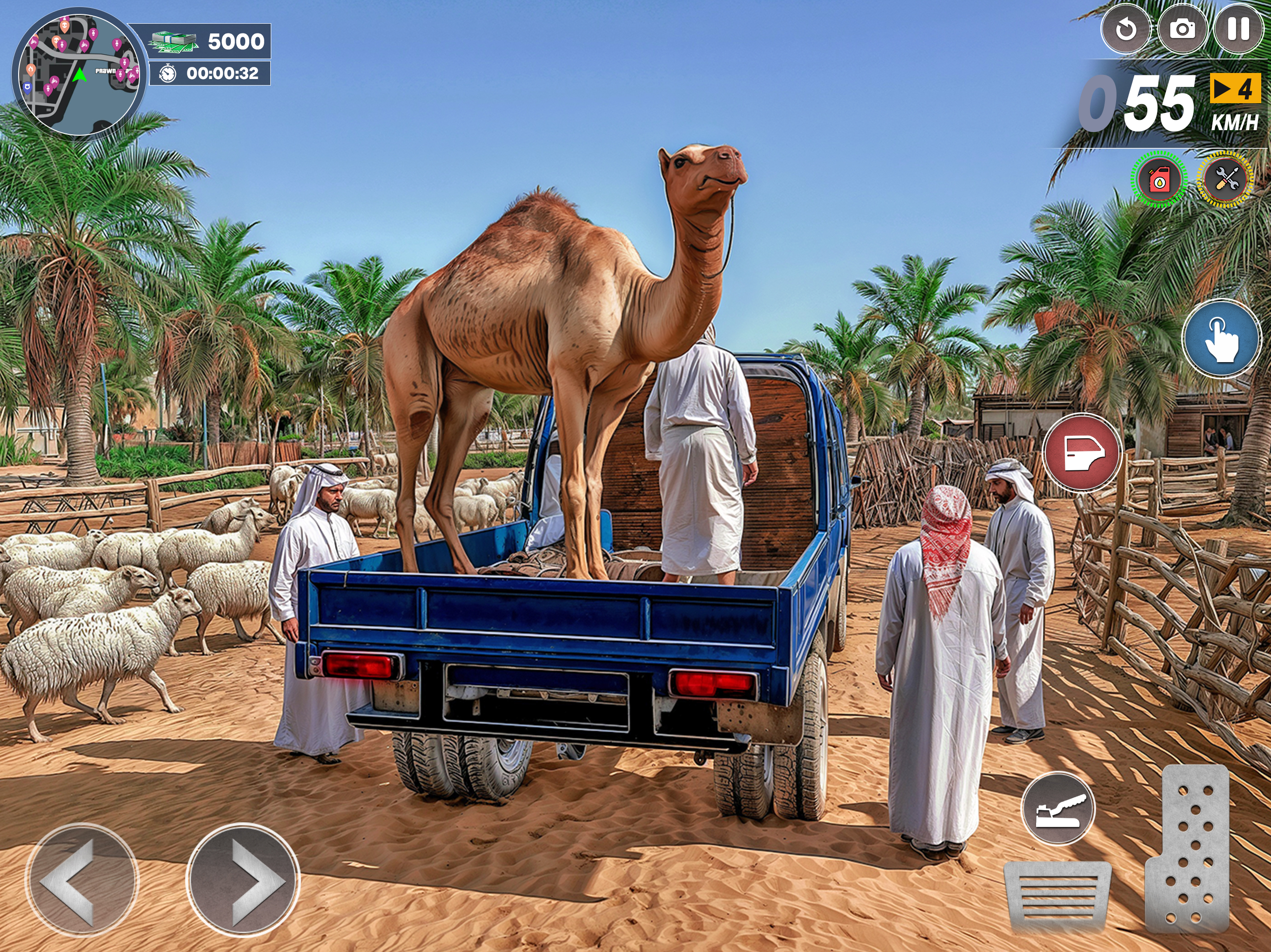Qurbani Animals Cargo Truck 3D
