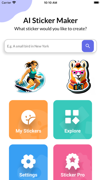 AIStickers: Prompt to Stickers Screenshot