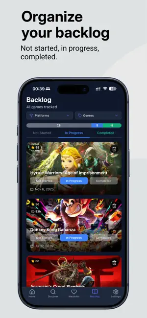 DayOne: Game Tracker screenshot 2