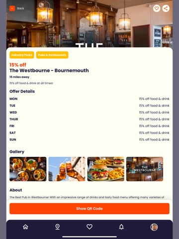 Hospitality Rewards iPad screenshot