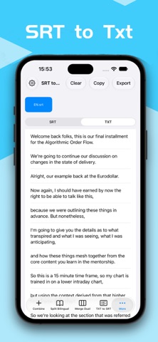 SRT Subtitle Toolbox Mobile Screenshot 1 of 10