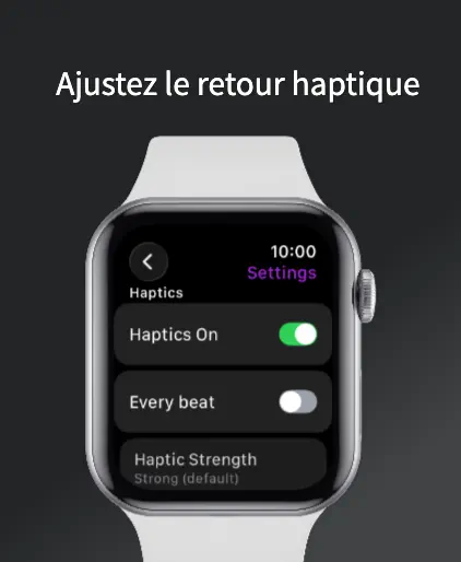 Capture d'écran de Haptic Watch Metronome sur iPhone 4