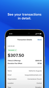 SecureGive screenshot