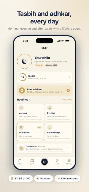 Niyya: Prayer Times & Quran screenshot 3