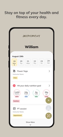 BodyCircuit Coach iPhone screenshot