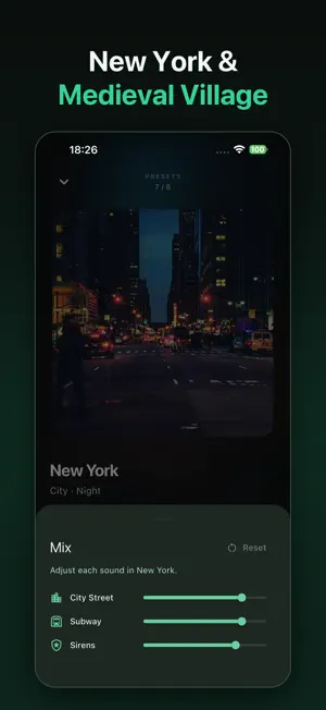 Oasis: Brown Noise & Rain screenshot 3