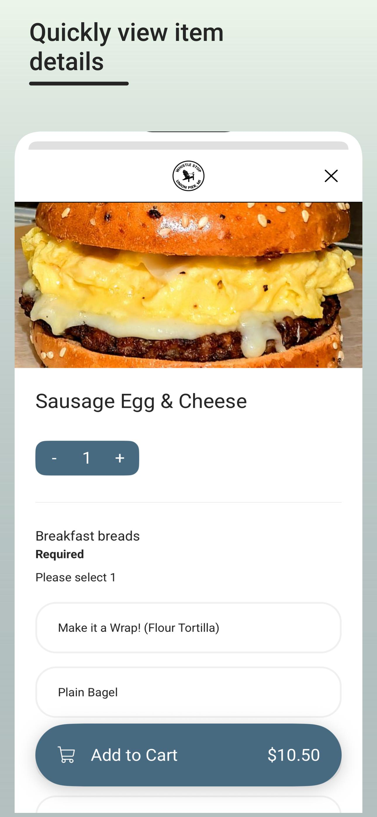 Whistle Stop To Go screenshot 3