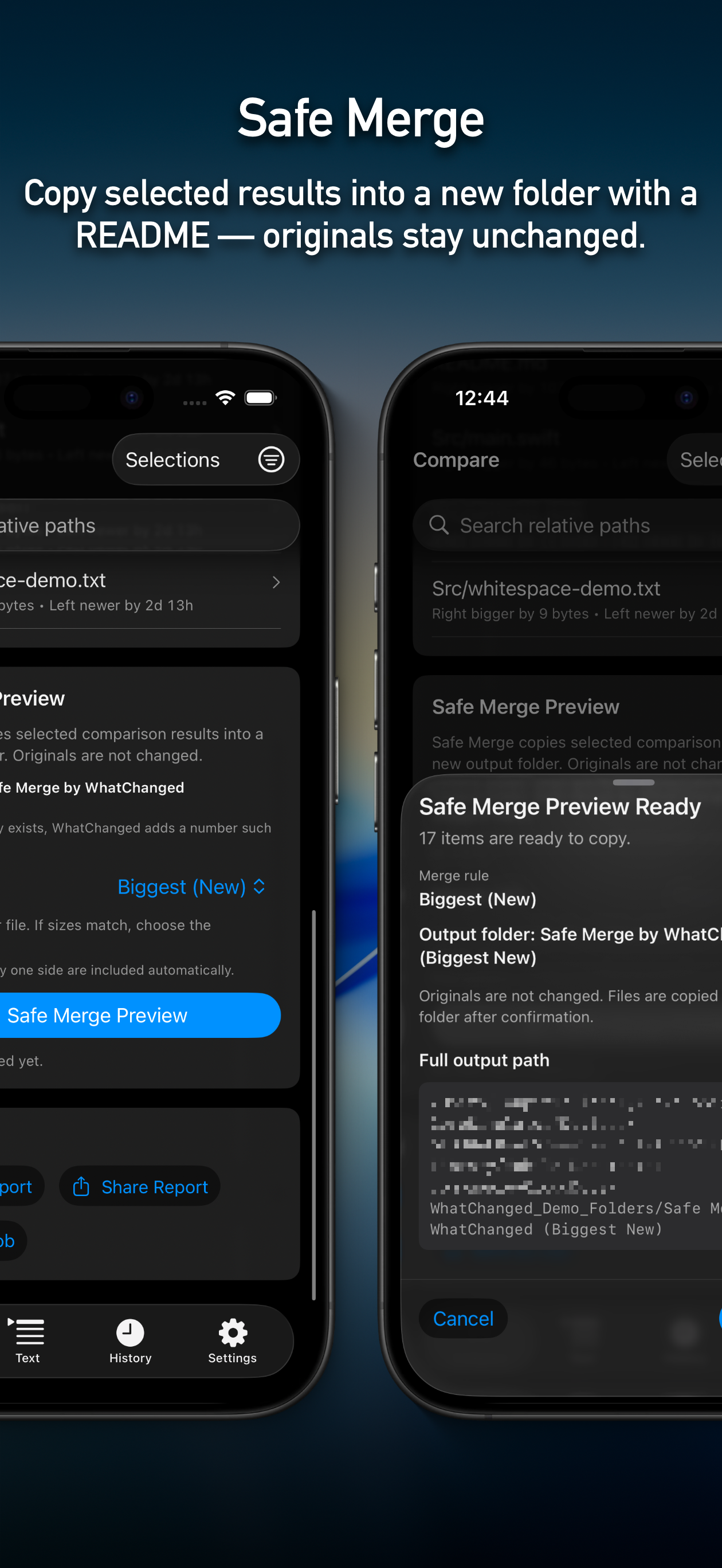 WhatChanged – Folder Compare