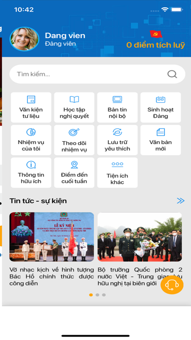 Sổ tay Đảng viên điện tử Screenshot