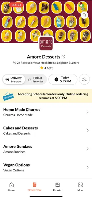 Amore Desserts screenshot 2