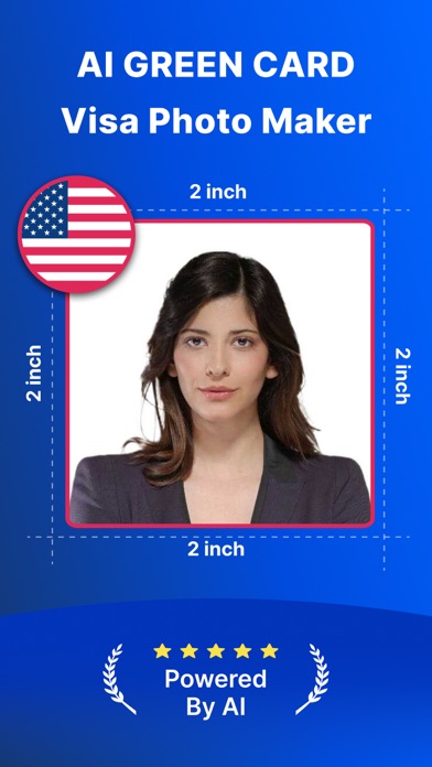 Green Card Visa AI Photo Maker Screenshot