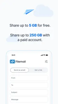 Filemail – File Transfer App iphone bilder 2