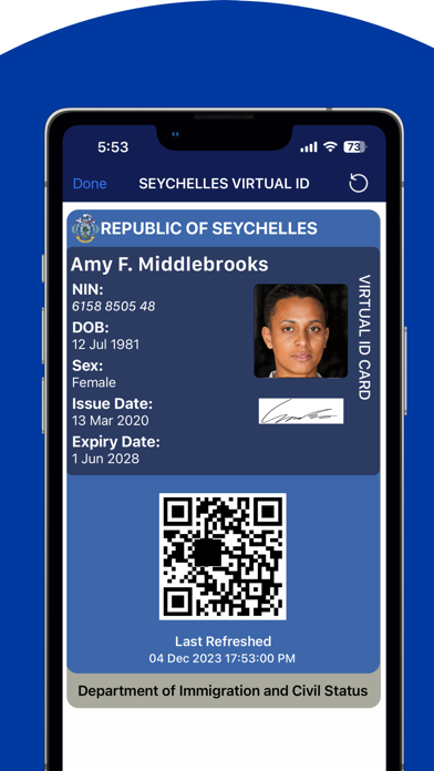 SeyID Seychelles Screenshot