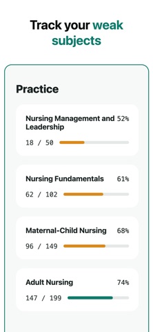 Mumtaz: Gulf Nursing Exam Prep iPhone screenshot