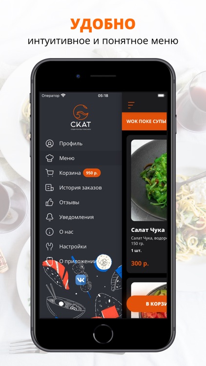 Суши Скат | Воронеж