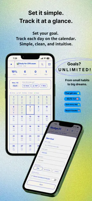 Nudge31 - Goal & Daily Habit screenshot 2