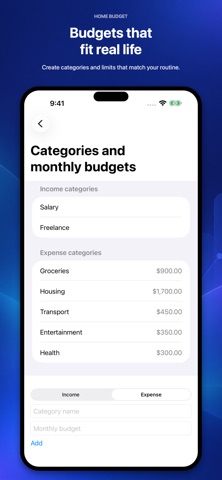 Home Budget: Tracker のスクリーンショット