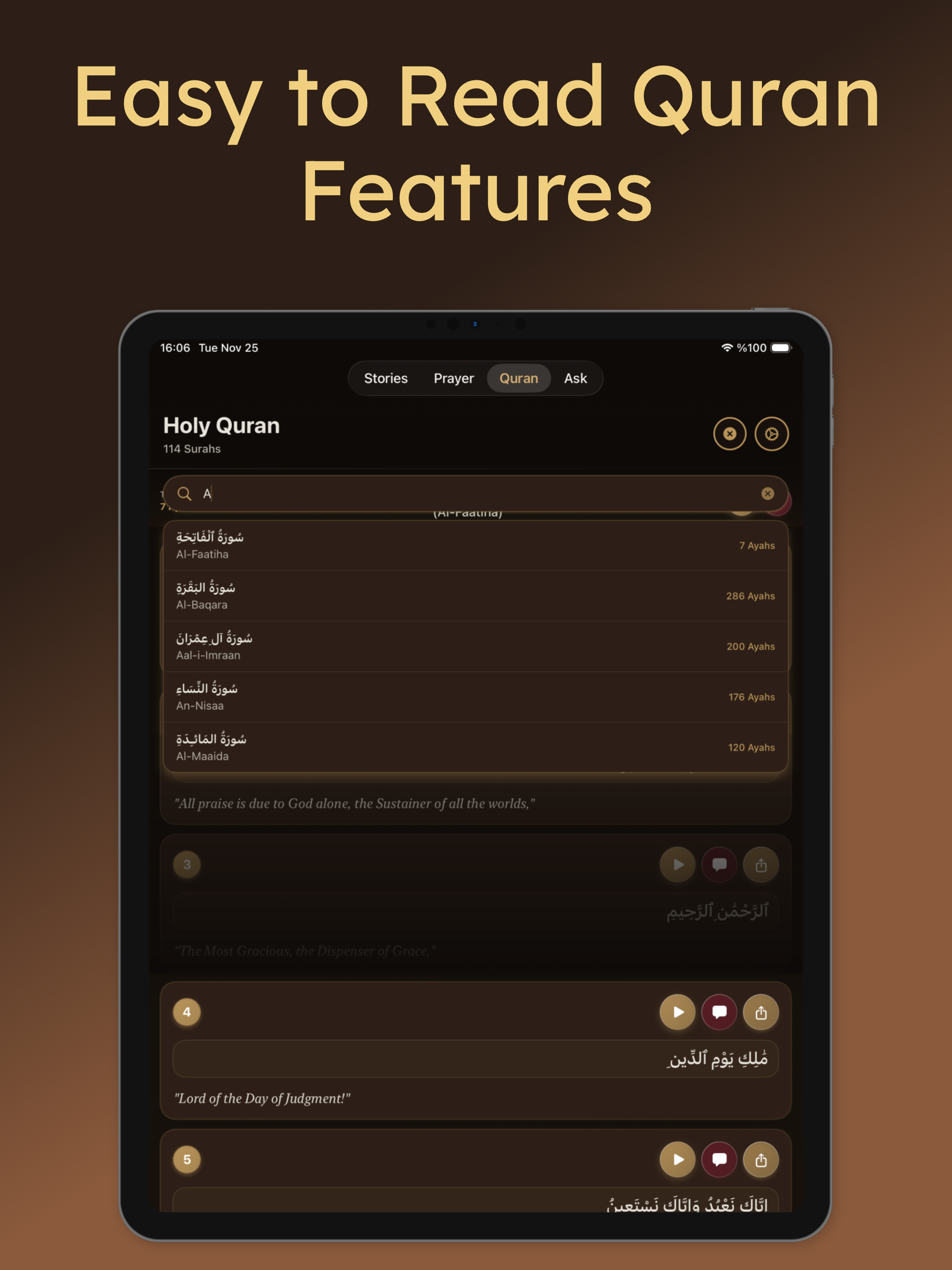 Qissah - Quran Stories & AI