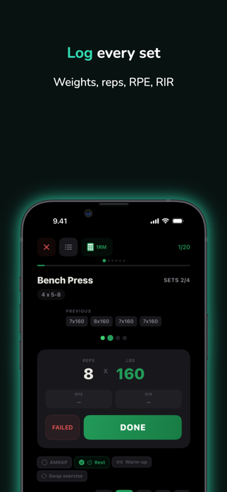 PumpRex — Gym Workout Tracker Screenshot 4 of 9