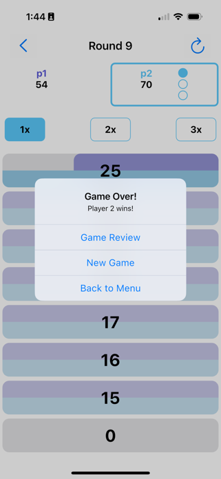 Simple Cricket Dart Scoreboard Screenshot 4 of 9