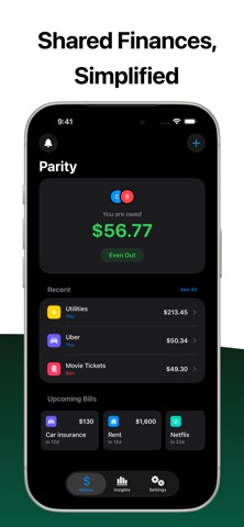 Parity: Couple Expense Tracker Screenshot 1 of 6