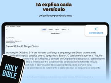 Bíblia JFA Offline iPad screenshot 2