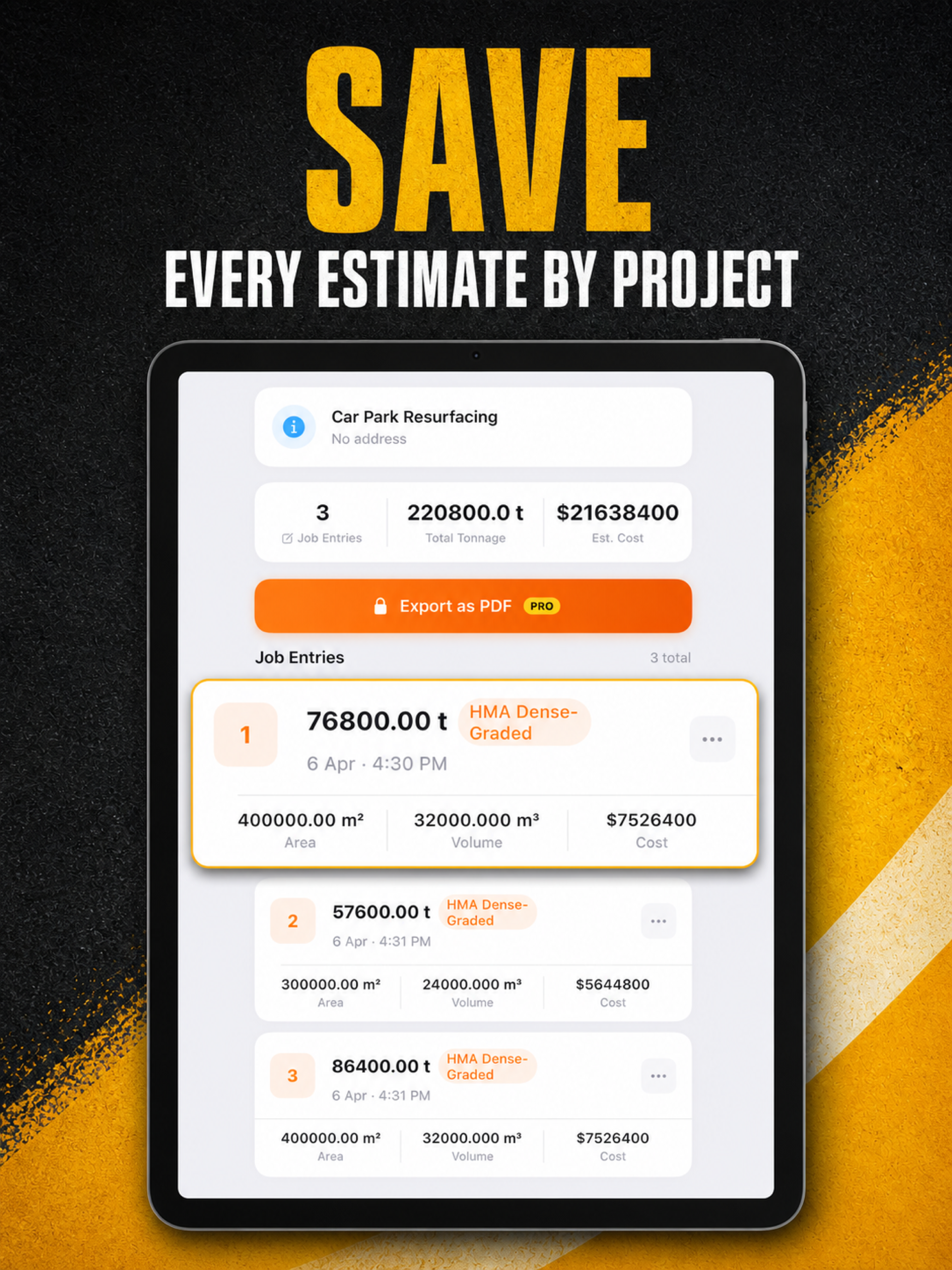 Asphalt Calculator: Driveway screenshot 11