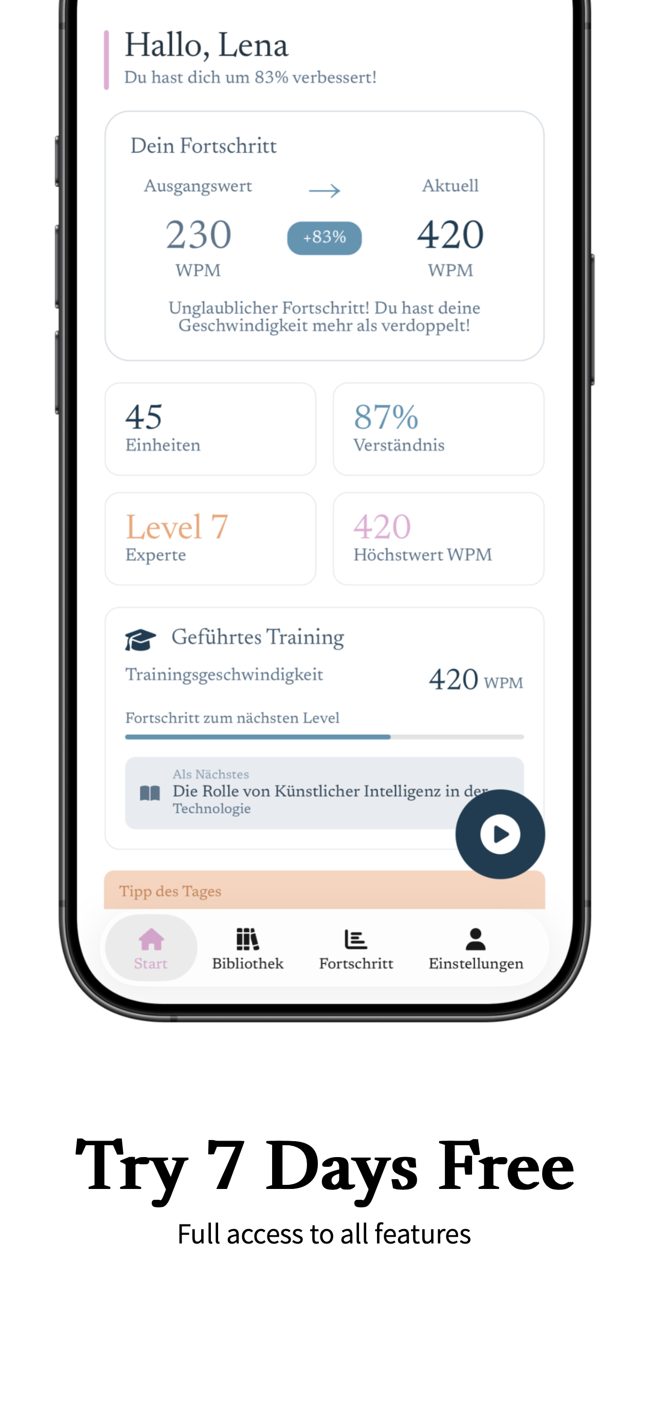 Relyx: Guided speed-reading screenshot 8