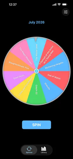 TBR Spinner iPhone Screenshot 1