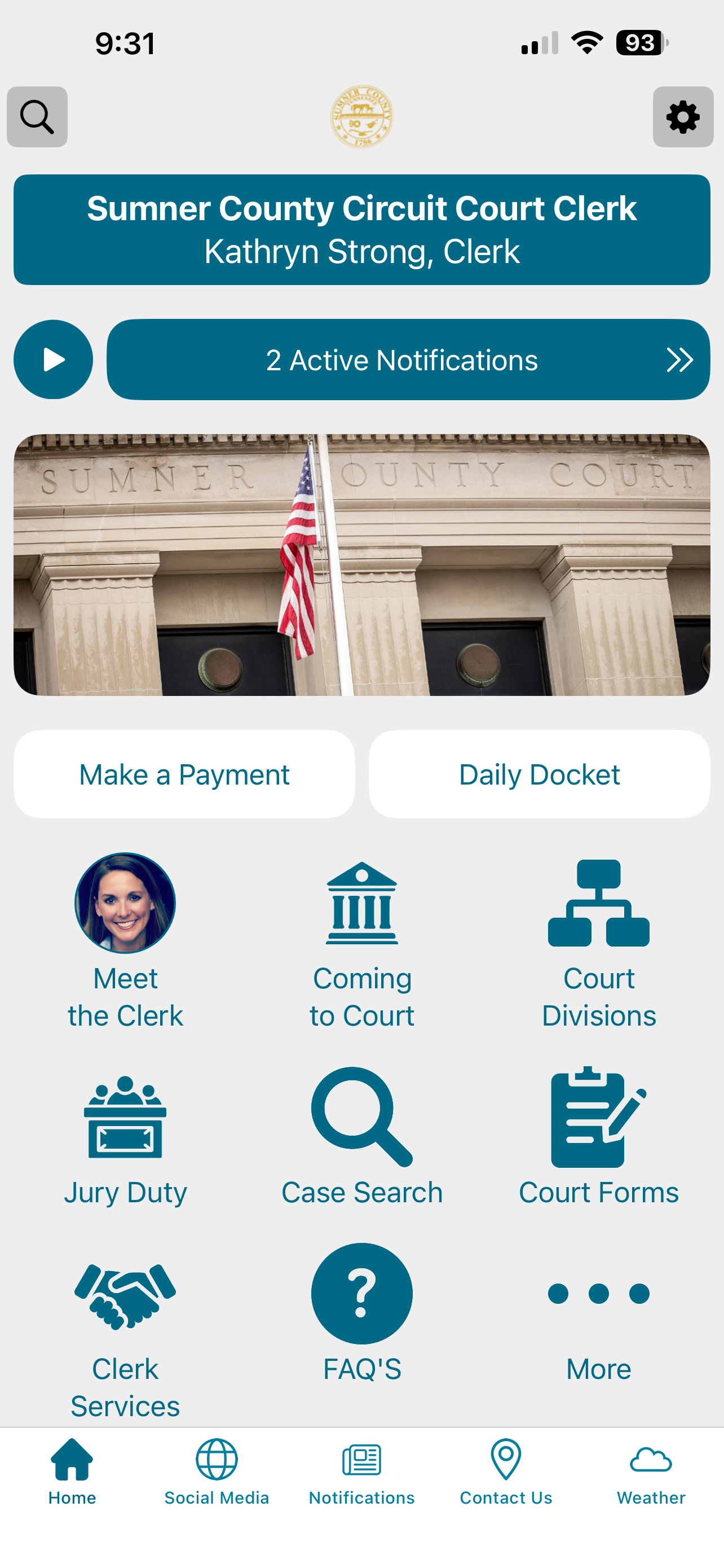 Sumner TN Circuit Court Clerk