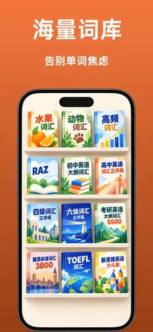 单词岛:四六级考研雅思托福背单词必备 screenshot 1