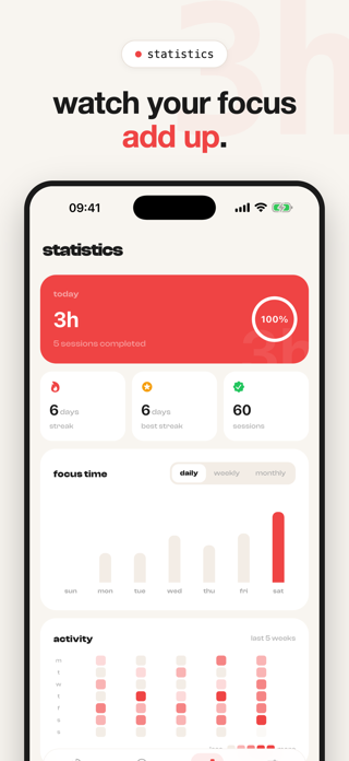 Foku - Pomodoro Focus Timer Screenshot 2 of 6