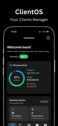 ClientOS | Sales & CRM screenshot