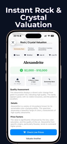 AI Rock ID: Crystal Identifier iPhone screenshot