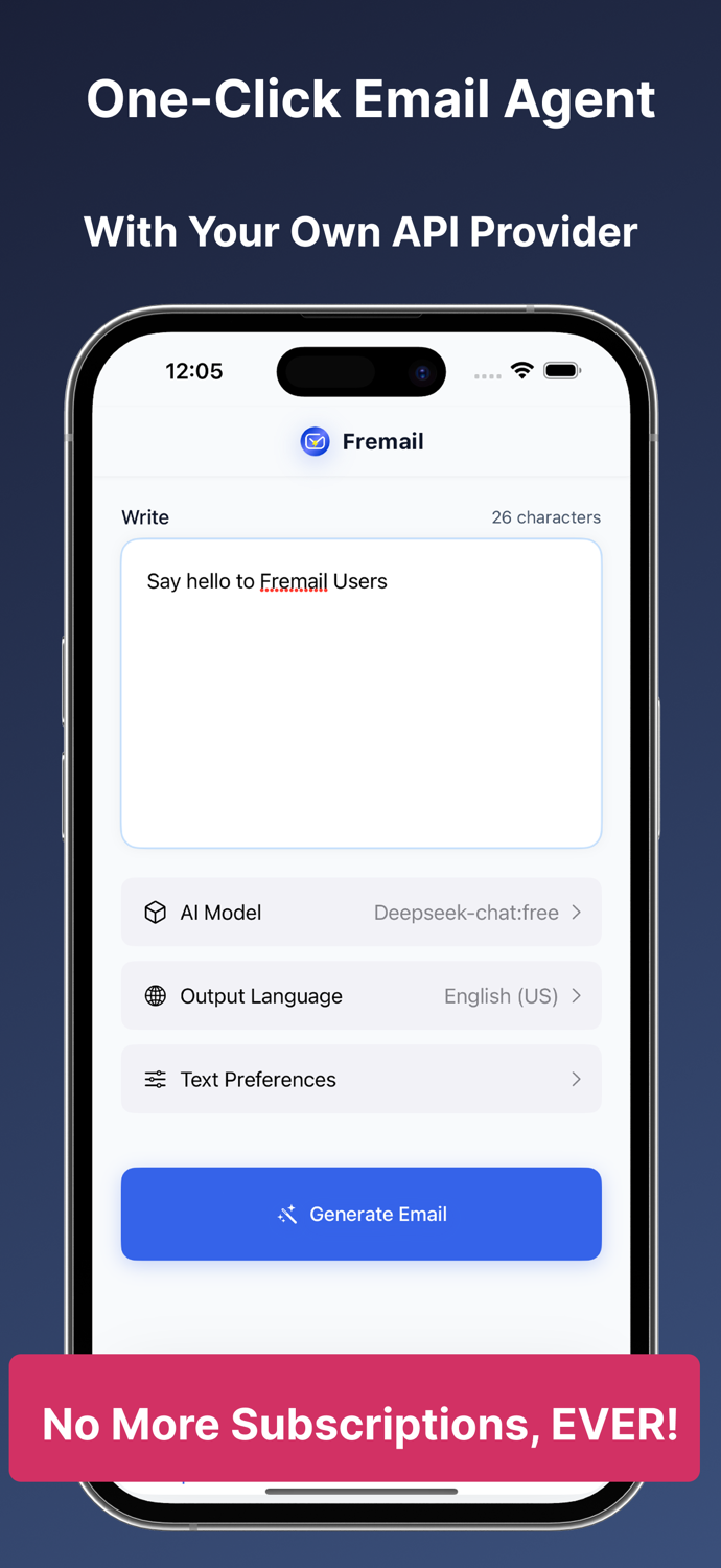 Fremail - AI Email Generator