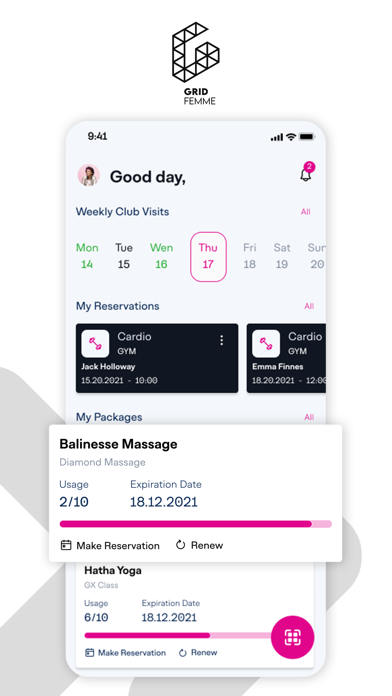 GRID FEMME screenshot