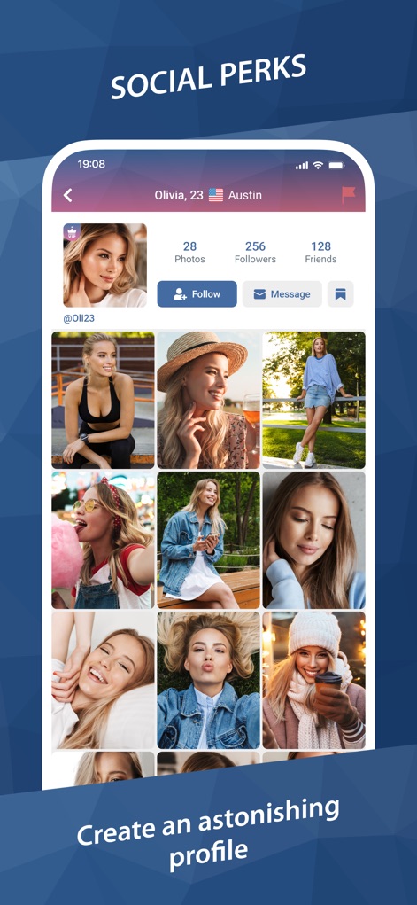 Minichat – video chat, texting - Personalized Profiles
