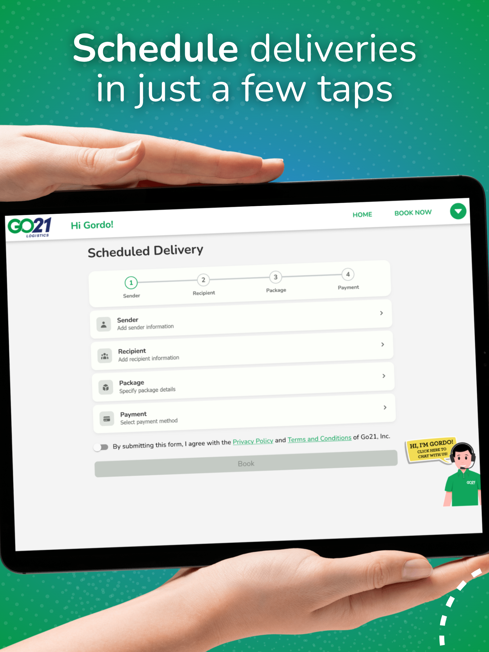 GO21: Courier Delivery App