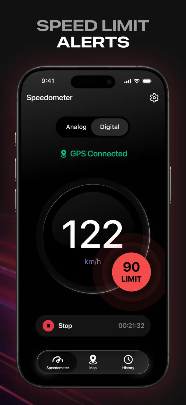 Screenshot #3 pour Speedometer GPS - MPH Tracker