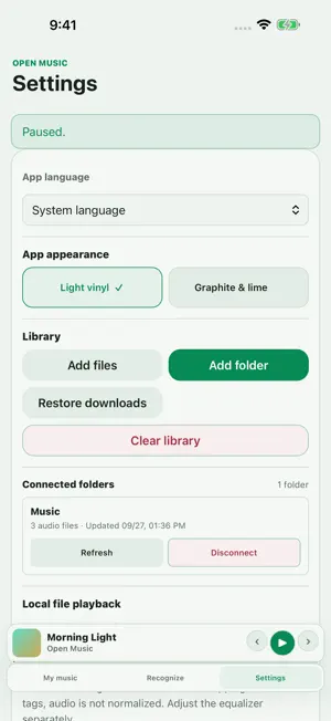 Open Music Player screenshot 4