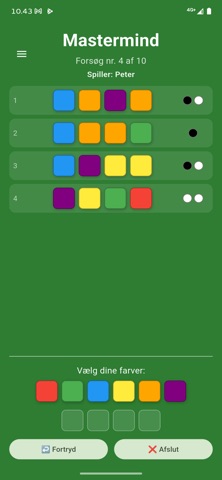 MyMasterMind screenshot 1