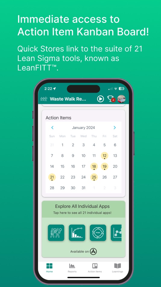 #2. Lean Waste Walk Rpt (iOS) Bởi: MCS Media, Inc.