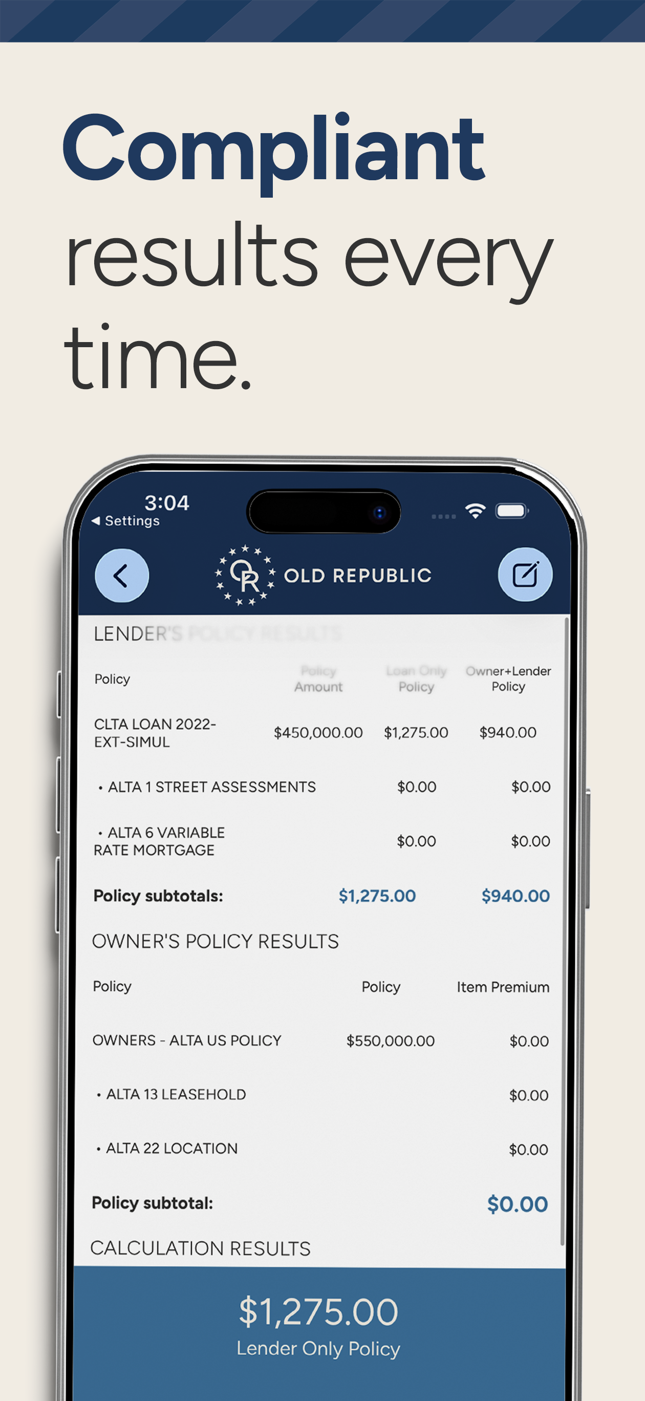 OR Rate Calculator