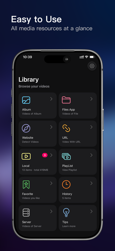 rPlayer: VR & 3D Video Player screenshot 2