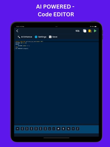 Learn SQL - Database & MySQL iPad screenshot