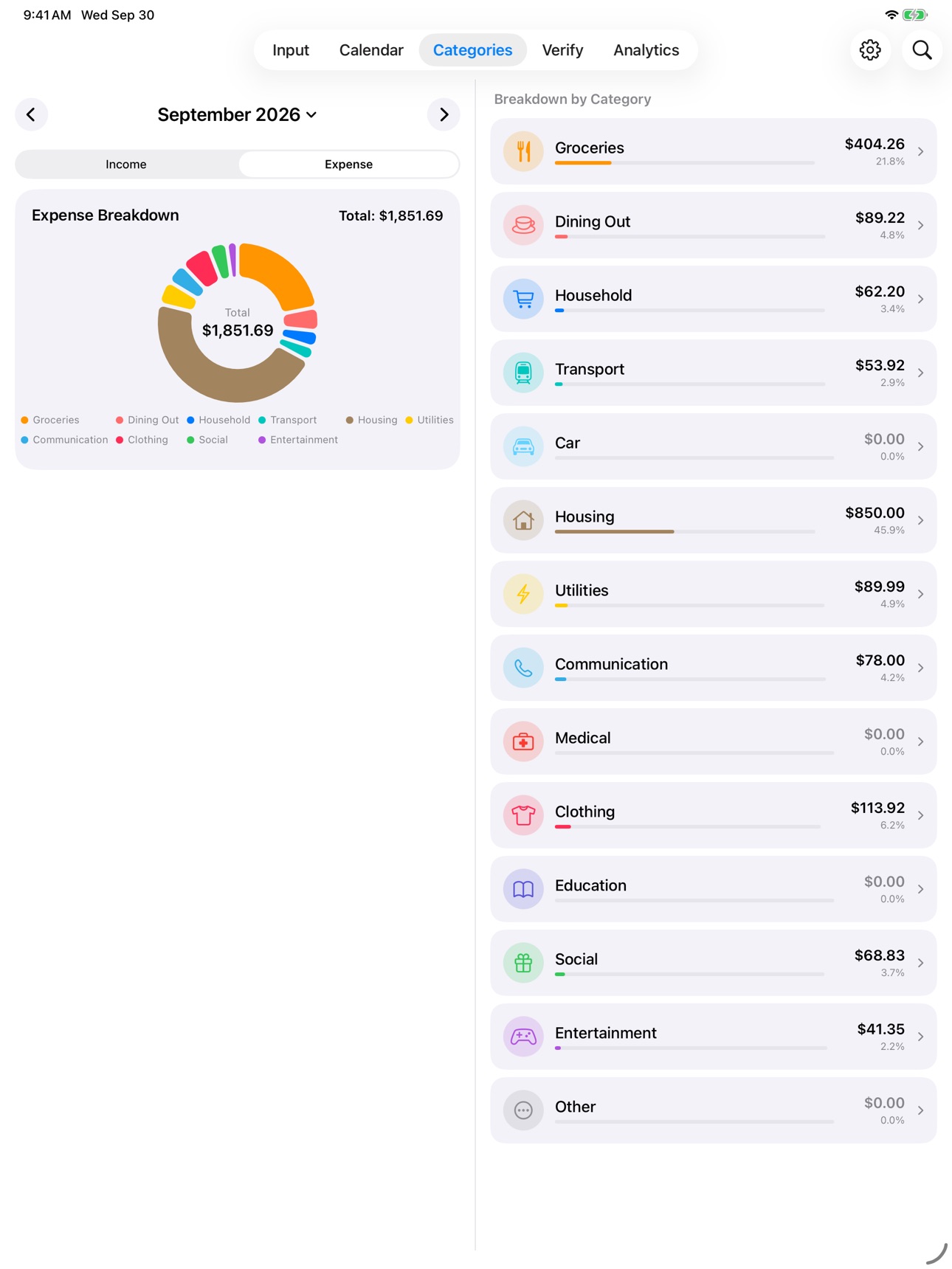 Screenshot 9 of Budget Book - Track Spending