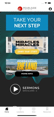 Pearlside Church app screenshot