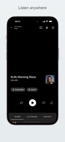 RadioOnTheGo iPhone screenshot