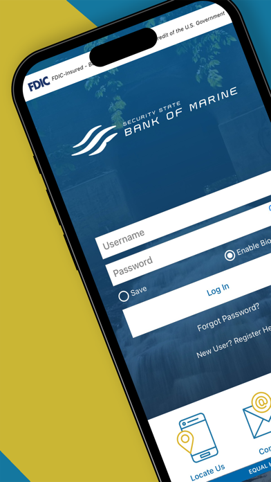 Security State Bank of Marine iPhone screenshot 1 - Finance app