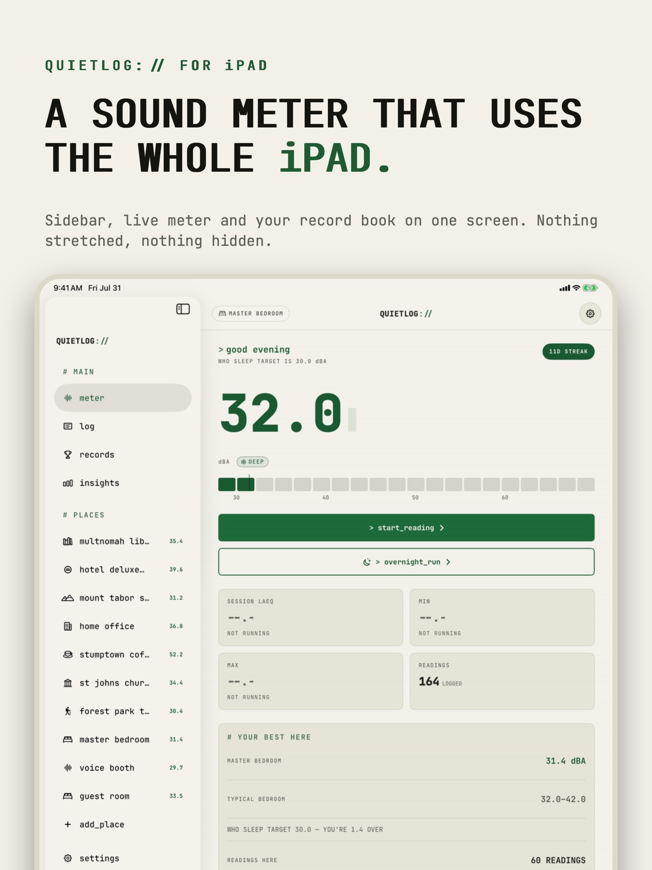 Screenshot 11 of Decibel Meter Sound : QUIETLOG